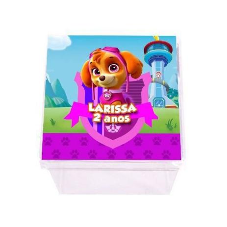 Kit 20 Caixinha Perso Skye Patrulha Canina - Aluá festas Menor preço em Kit 20 Caixinha Perso Skye Patrulha Canina - Aluá festas