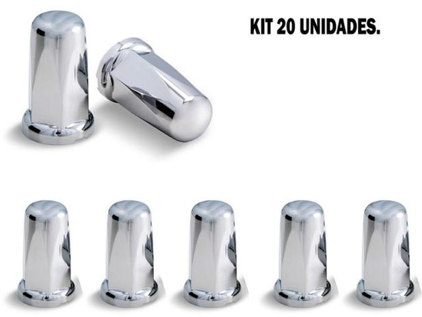 Kit 20 capa de porca sextavada chave 33 mm - Nicoline Capanema Menor preço em Kit 20 capa de porca sextavada chave 33 mm - Nicoline Capanema