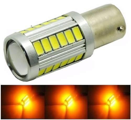 Kit 20 Lampada 33 Led Cree Ba15s 1P P21 1156 Laranja 12v - Mfl Menor preço em Kit 20 Lampada 33 Led Cree Ba15s 1P P21 1156 Laranja 12v - Mfl