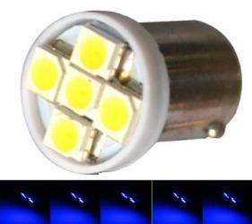 Kit 20 Lampada Ba9s 5 Led Azul T4w 69 12v - Mfl Menor preço em Kit 20 Lampada Ba9s 5 Led Azul T4w 69 12v - Mfl
