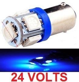 Kit 20 Lampada Ba9s 5 Led Azul T4w 69 24v - Mfl Menor preço em Kit 20 Lampada Ba9s 5 Led Azul T4w 69 24v - Mfl