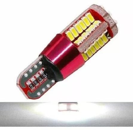 Menor preço em Kit 20 Lampada T10 57 Led Cambus Branca 12v - Mfl