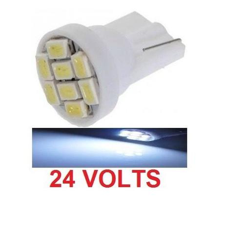 Menor preço em Kit 20 Lampada T10 8 Led Branca 24v - Mfl