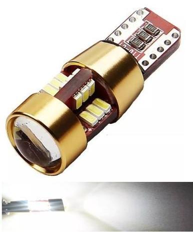 Menor preço em Kit 20 Lampada T10 Cambus Cree 27 Led Branca 12v - Mfl