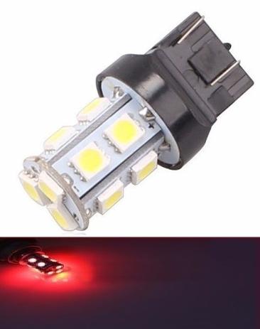 Kit 20 Lampada T20 13 Led 2P W21 Vermelha 7443 12v - Mfl Menor preço em Kit 20 Lampada T20 13 Led 2P W21 Vermelha 7443 12v - Mfl