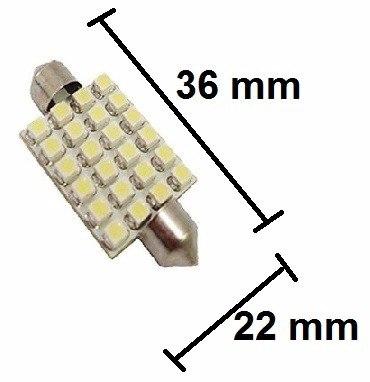 Kit 20 Lampada Torpedo C5w 24 Led 36 Mm 12v - Mfl Menor preço em Kit 20 Lampada Torpedo C5w 24 Led 36 Mm 12v - Mfl