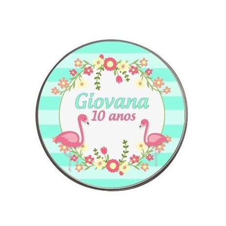 Kit 20 Lembrancinha Potinho Alumínio Flamingo Tropical - Aluá festas é boa?