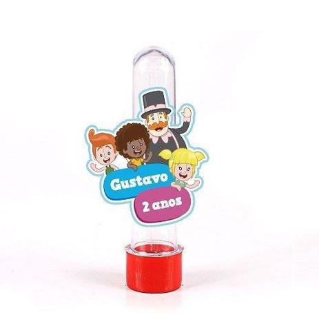 Kit 20 Lembrancinha Tubete 3d Personalizado Mundo Bita - Aluá festas Menor preço em Kit 20 Lembrancinha Tubete 3d Personalizado Mundo Bita - Aluá festas