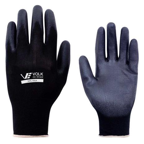 kit 20 pares Luva Pu Tátil Volk Black multitato Ca 30916 M Menor preço em kit 20 pares Luva Pu Tátil Volk Black multitato Ca 30916 M
