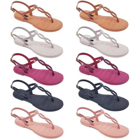 Kit 20 Pares Sandália Corrente Rasteira Feminina Atacado K11 - FABRICATA -  Rasteirinha Feminina - Magazine Luiza