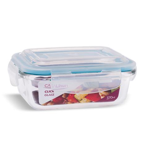 Kit 20 Pote Vidro Hermético Retangular 370ml Papinha Pequeno - Casa linda Menor preço em Kit 20 Pote Vidro Hermético Retangular 370ml Papinha Pequeno - Casa linda