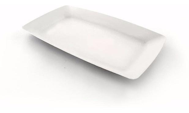 Kit 20 Prato Branco Retangular Bandeja Plastico Pastelaria! - Fortinjet Menor preço em Kit 20 Prato Branco Retangular Bandeja Plastico Pastelaria! - Fortinjet