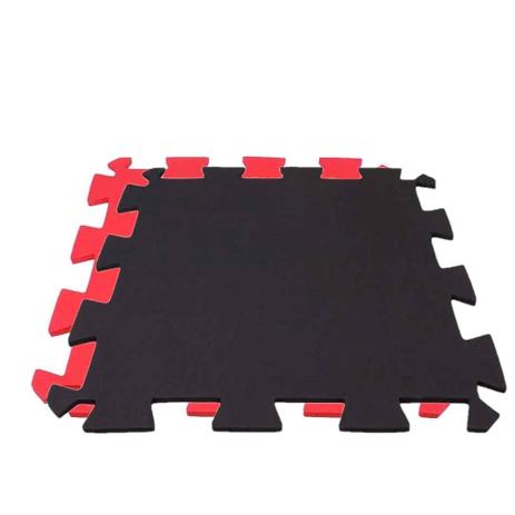 Kit 20 Tatames de Eva Preto e Vermelho Decoração Times Macio 50x50x02cm - Biatex Menor preço em Kit 20 Tatames de Eva Preto e Vermelho Decoração Times Macio 50x50x02cm - Biatex