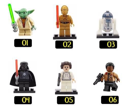 Kit 22 Bonecos Lego Star Wars Yoda Darth Vader C3po R2d2 - Sy Menor preço em Kit 22 Bonecos Lego Star Wars Yoda Darth Vader C3po R2d2 - Sy