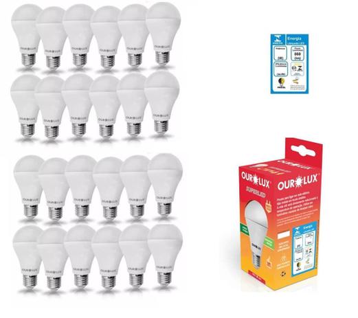 Kit 24 Lâmpadas Led 12w Superled Ouro Bivolt Ourolux Menor preço em Kit 24 Lâmpadas Led 12w Superled Ouro Bivolt Ourolux