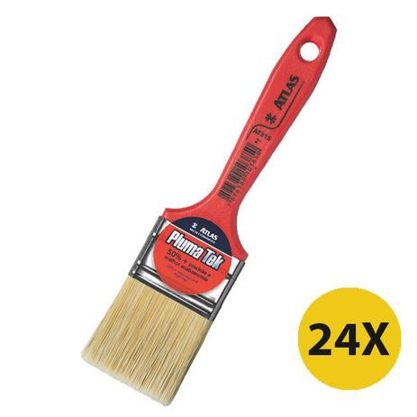 Kit 24 Pincel Trincha 2 Polegada Atlas Plumatek Verniz Menor preço em Kit 24 Pincel Trincha 2 Polegada Atlas Plumatek Verniz