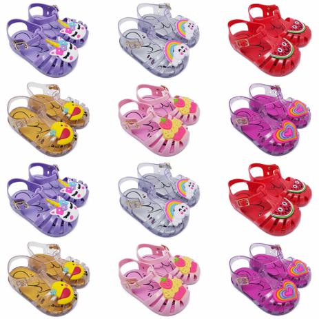 Kit 24 Prs Sandália Papete Infantil Bebê Menina Atacado K07 - FABRICATA -  Moda Infantil - Magazine Luiza