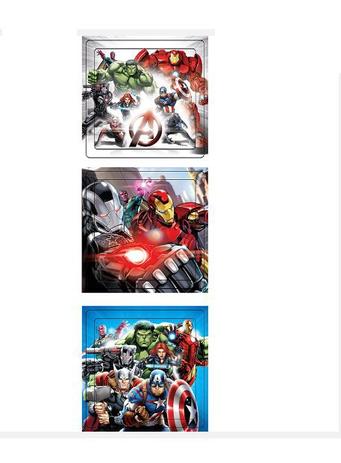 Kit 24 quebra-cabeças progressivo 3 fases - avengers / vingadores - Etitoys Menor preço em Kit 24 quebra-cabeças progressivo 3 fases - avengers / vingadores - Etitoys
