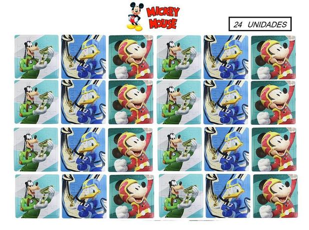 Kit 24 quebra-cabeças progressivo 3 fases - mickey - Etitoys Menor preço em Kit 24 quebra-cabeças progressivo 3 fases - mickey - Etitoys