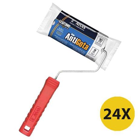 Kit 24 Rolo Antigota Profissional Big Premium 9cm Atlas Menor preço em Kit 24 Rolo Antigota Profissional Big Premium 9cm Atlas
