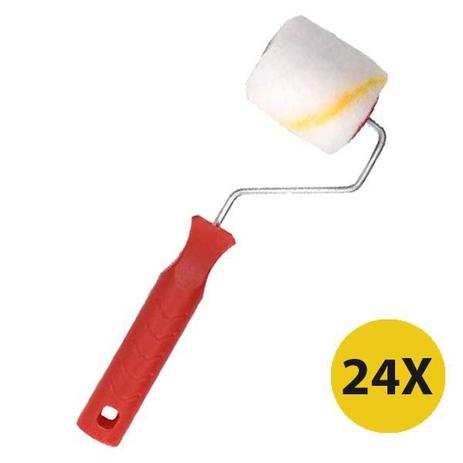 Kit 24 Rolo Lã Sem Respingo 5cm Pintura Tinta Latex Acrilica Roma Menor preço em Kit 24 Rolo Lã Sem Respingo 5cm Pintura Tinta Latex Acrilica Roma