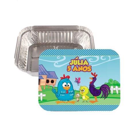 Kit 25 Lembrancinha Marmitinha Persona Galinha Pintadinha - Aluá festas Menor preço em Kit 25 Lembrancinha Marmitinha Persona Galinha Pintadinha - Aluá festas