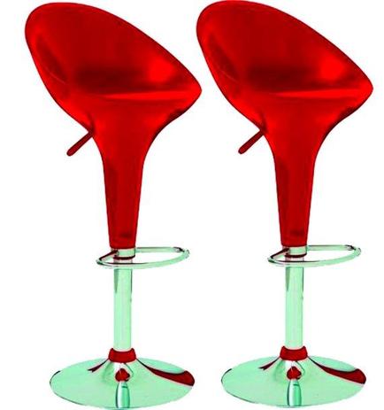 KIT-291- 2 Banquetas Lotus - Mor Menor preço em KIT-291- 2 Banquetas Lotus - Mor