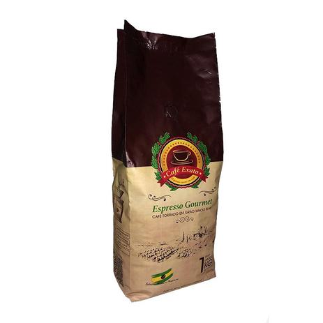 Kit 2kg Café Exato Gourmet grão expresso 100 Arábica Torra Média Menor preço em Kit 2kg Café Exato Gourmet grão expresso 100 Arábica Torra Média