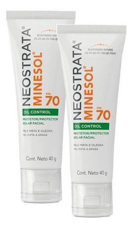 Kit 2unidades Protetor Solar Minesol Oil Control Fps70 40gr - neostrata Menor preço em Kit 2unidades Protetor Solar Minesol Oil Control Fps70 40gr - neostrata