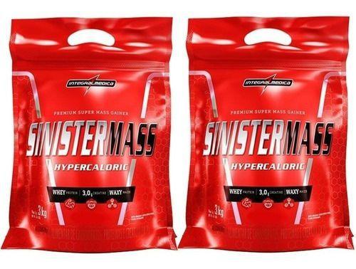 KIT 2x Hipercalórico Sinister Mass 3Kg Integralmédica Menor preço em KIT 2x Hipercalórico Sinister Mass 3Kg Integralmédica