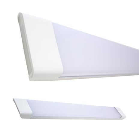 kit 2x Luminária Tubular Calha Led 30w Sobrepor Slim 6000k St1030 - Starlumen Menor preço em kit 2x Luminária Tubular Calha Led 30w Sobrepor Slim 6000k St1030 - Starlumen