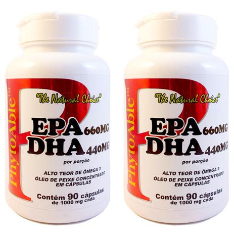 Kit 2x Ômega 3 EPA 660mg DHA 440mg 90 Softgel Caps - Phytoable é boa?