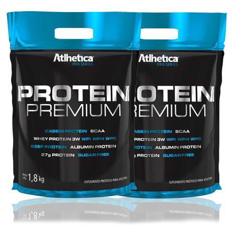 Kit 2x Protein Premium Pro Series - 1,8KG - Atlhetica Menor preço em Kit 2x Protein Premium Pro Series - 1,8KG - Atlhetica