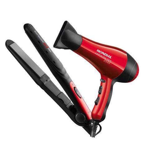 Kit 2x1 Mondial Secador 1900w e Prancha SC-12 Menor preço em Kit 2x1 Mondial Secador 1900w e Prancha SC-12