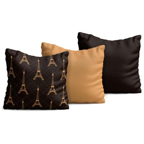 Kit 3 Almofadas Yuzo 45x45cm Paris Torre Eiffel é boa?