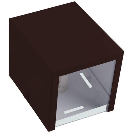 Menor preço em Kit 3 Arandela Luminária Efeito 2 Fachos Parede Muro Externa Marrom - Badylux