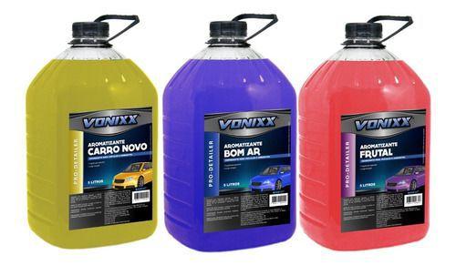 Kit 3 Aromatizante Cheirinho De Carro 5 Litros - Vonixx Menor preço em Kit 3 Aromatizante Cheirinho De Carro 5 Litros - Vonixx