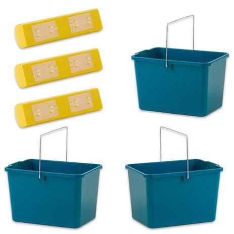 Kit 3 Baldes e 3 Refis Para Rodo Mágico Dobrável Bompack - Vendasshop utensilios de limpeza Menor preço em Kit 3 Baldes e 3 Refis Para Rodo Mágico Dobrável Bompack - Vendasshop utensilios de limpeza