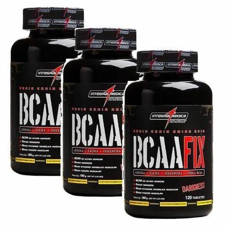 Kit 3 - Bcaa Fix Darkness - 120 Tabletes - Integralmédica - Integralmedica Menor preço em Kit 3 - Bcaa Fix Darkness - 120 Tabletes - Integralmédica - Integralmedica