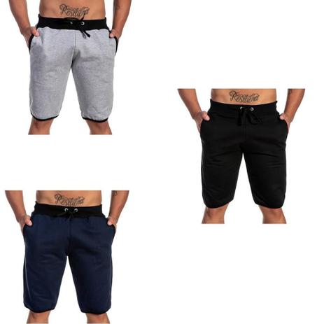 bermuda masculina de algodão