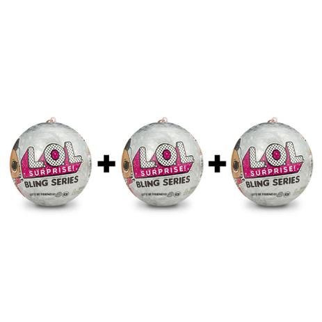 Kit 3 Bonecas Lol Surprises Bling Series 7 Surpresas Candide Menor preço em Kit 3 Bonecas Lol Surprises Bling Series 7 Surpresas Candide