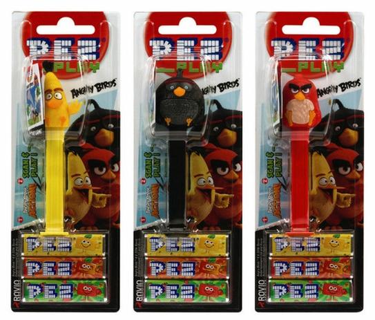 Kit 3 boneco dispenser para balas angry birds pez Menor preço em Kit 3 boneco dispenser para balas angry birds pez