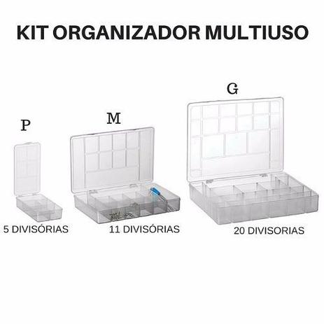 Kit 3 Caixas Organizadora Multiuso Ferramenta Prego Parafuso - Plasmont é boa?