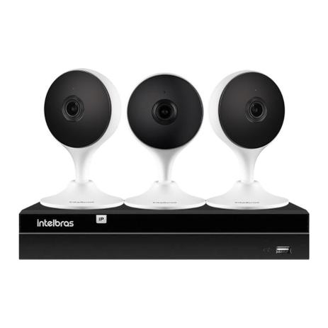 Kit 3 Câmeras de Segurança Intelbras Smart Mibo Full HD 1080p iM3 + NVD 4 Canais 6MP 1304 Intelbras Menor preço em Kit 3 Câmeras de Segurança Intelbras Smart Mibo Full HD 1080p iM3 + NVD 4 Canais 6MP 1304 Intelbras