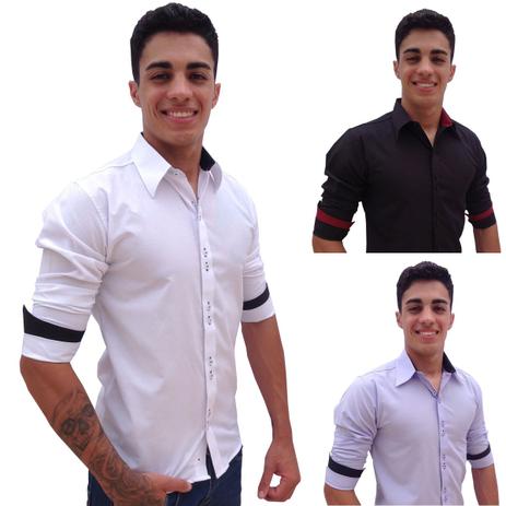 preço de camisa social masculina