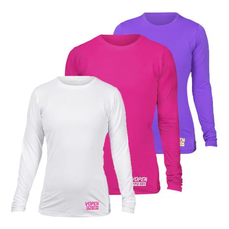 camiseta com proteção solar