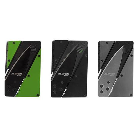 Kit 3 Canivetes Cartão Albatroz KMC (Verde, Preto e Inox) é boa?