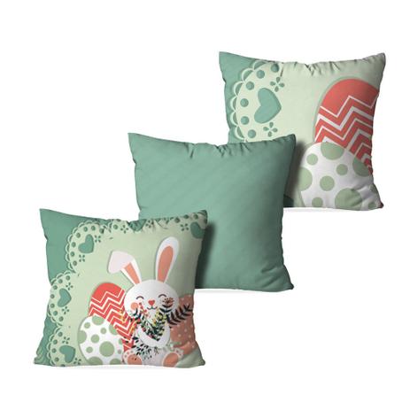 Kit 3 Capas para Almofada Páscoa Coelho Cute - Love decor é ruim? Kit 3 Capas para Almofada Páscoa Coelho Cute - Love decor é boa?