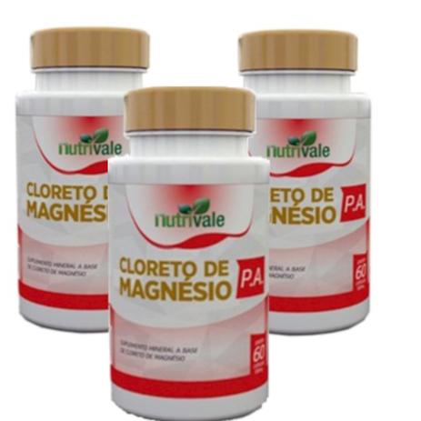 Kit 3 Cloreto de Magnésio PA 180 Cápsulas Nutrivale é boa?