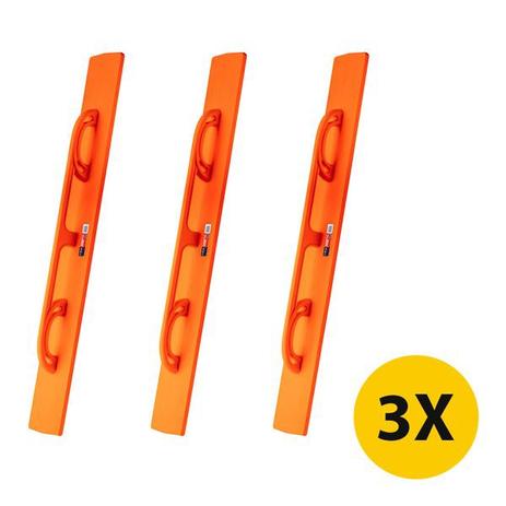 Kit 3 Desempenadeiras Pu Poliuretano 120cm x 16cm Estriada - Atlas Menor preço em Kit 3 Desempenadeiras Pu Poliuretano 120cm x 16cm Estriada - Atlas